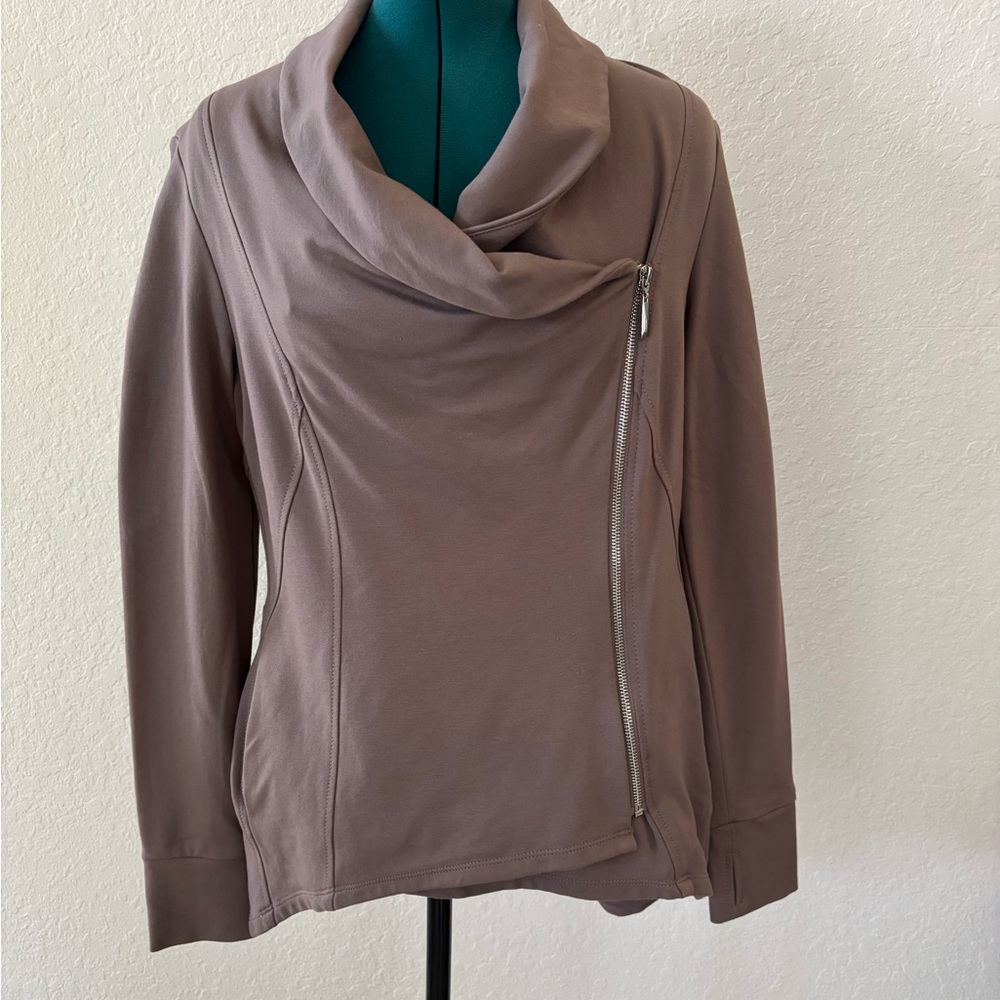 White House Black Market Cowl Neck Sweater in Taupe